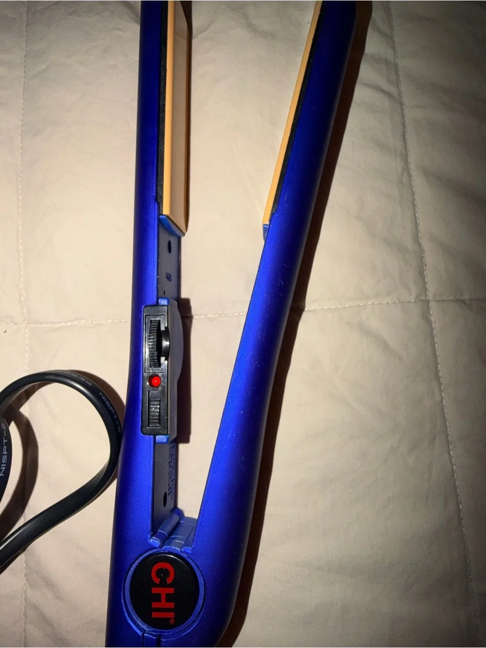 CHI Blue Ceramic Mini Flat Iron Straightener for Women